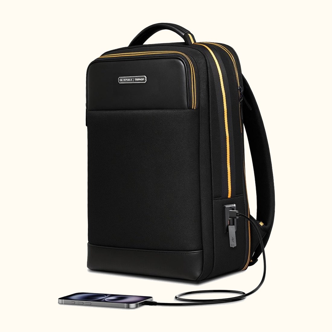 Premium laptop backpack from the Dausto Diwali corporate gifting catalogue